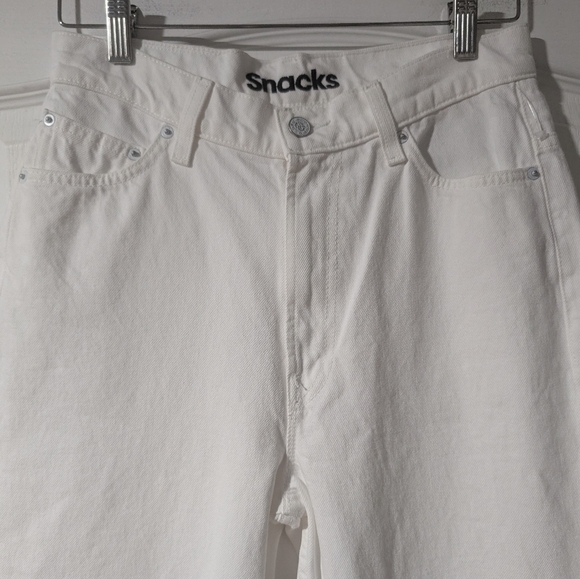 NWT Mother | SNACKS! High Waisted Twizzy Skimp In Sticky Rice - Picture 7 of 16